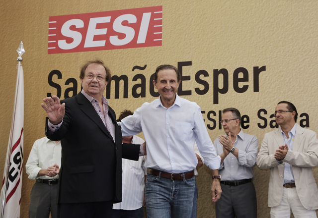Ésper, à esquerda, e Skaf: uma vida dedicada à comunicação. Foto: Ayrton Vignola/Fiesp Ésper, à esquerda, e Skaf: uma vida dedicada à comunicação. Foto: Ayrton Vignola/Fiesp