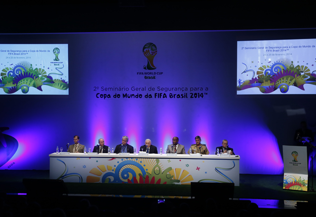 A solenidade de abertura do seminário sobre segurança na Copa do Mundo no Brasil. Foto: Everton Amaro/Fiesp A solenidade de abertura do seminário sobre segurança na Copa do Mundo no Brasil. Foto: Everton Amaro/Fiesp