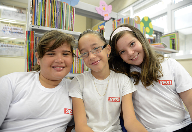 Da esquerda para a direita, Yasmin, Nicole e Bruna: não faltam planos para o futuro. Foto: Tâmna Waqued/Fiesp Da esquerda para a direita, Yasmin, Nicole e Bruna: não faltam planos para o futuro. Foto: Tâmna Waqued/Fiesp