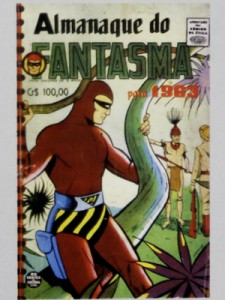 O gibi original Almanaque do Fantasma, de 1963. Foto: Reprodução Imagem relacionada a matéria - Id: 1550745658