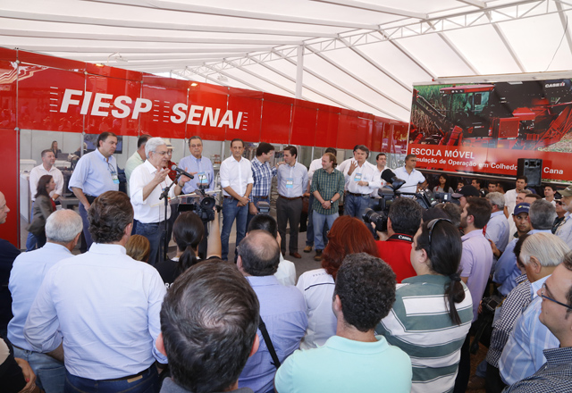 Durante Agrishow, Senai-SP apresenta unidade móvel para o setor sucroalcooleiro. Foto: Tâmna Waqued/FIESP Imagem relacionada a matéria - Id: 1638283720