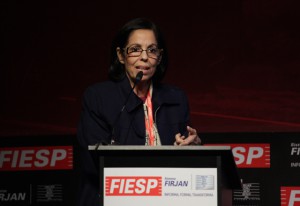 Anicia Pio, do DMA da Fiesp: redução de perdas é fundamental para a sustentabilidade hídrica. Foto: Alberto Rocha/Fiesp Imagem relacionada a matéria - Id: 1582474077