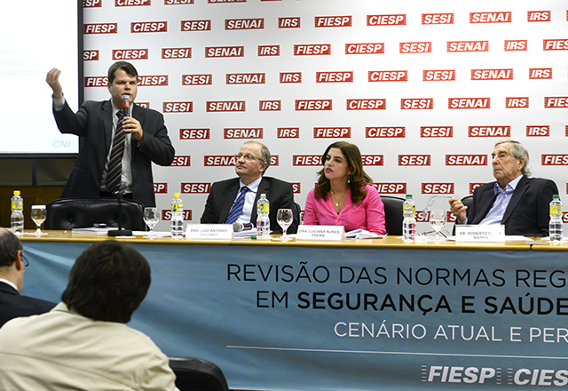 Seminário de Revisão das Normas Regulamentadoras em Segurança e Saúde no Trabalho. Foto: Helcio Nagamine/FIESP Imagem relacionada a matéria - Id: 1563687020