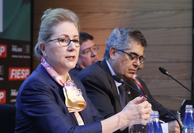 Ellen Gracie. Foto: Tâmna Waqued/Fiesp Imagem relacionada a matéria - Id: 1576042442
