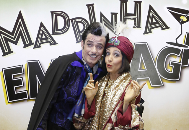 Cleto Baccic (Adolpho) e Stella Miranda (A Madrinha). Foto: Tâmna Waqued/Fiesp Imagem relacionada a matéria - Id: 1560829801