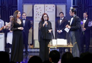 Débora: que 'A Madrinha Embriagada seja o primeiro de muitos musicais montados com o apoio da Fiesp e do Sesi-SP. Foto: Tâmna Waqued/Fiesp Débora: que 'A Madrinha Embriagada seja o primeiro de muitos musicais montados com o apoio da Fiesp e do Sesi-SP. Foto: Tâmna Waqued/Fiesp