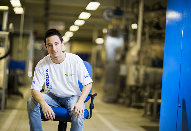 Shih: “O Senai-SP ajudou a construir quem eu sou hoje”. Foto: Everton Amaro/Fiesp Shih: “O Senai-SP ajudou a construir quem eu sou hoje”. Foto: Everton Amaro/Fiesp