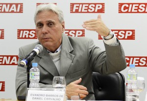 Evandro Barros de Daniel Carvalho, coordenador-geral de incentivo e apoio ao crédito do Ministério da Pesca e Aquicultura. Foto: Helcio Nagamine/FIESP Imagem relacionada a matéria - Id: 1550887129
