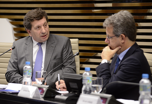 Ruy Baumer e Arthur Chioro. Foto: Helcio Nagamine/Fiesp Imagem relacionada a matéria - Id: 1550393506