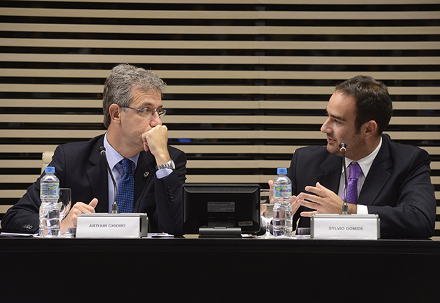 Arthur Choro e Sylvio Gomide. Foto: Helcio Nagamine/Fiesp Imagem relacionada a matéria - Id: 1586021180