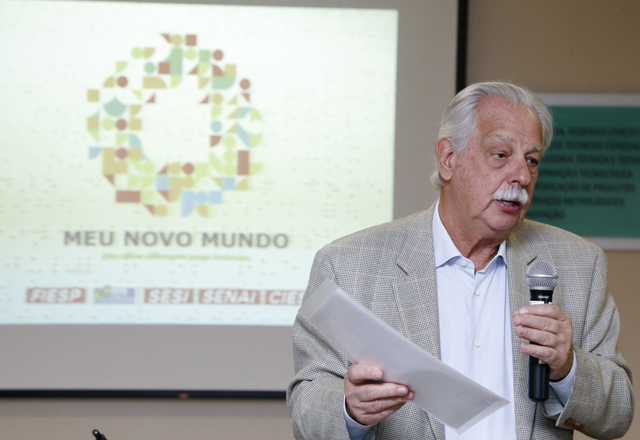 Sylvio de Barros: profissionais de RH das empresas têm um papel importante para veicular tudo que o Sesi-SP e o Senai-SP podem oferecer. Foto: Everton Amaro/Fiesp Imagem relacionada a matéria - Id: 1634600179