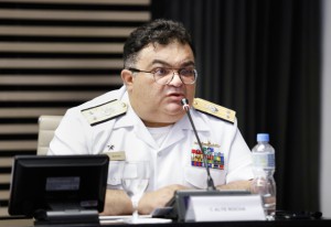 Segundo o contra-almirante Flavio Augusto Viana Rocha, dos 52 projetos prioritários para nacionalização de tecnologia, há ainda oito que precisam de parcerias com a indústria brasileira. Foto: Tâmna Waqued/Fiesp Imagem relacionada a matéria - Id: 1550599849