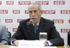 "Isso é absolutamente intolerável”, disse Ricardo Coelho sobre o problema da pirataria. Foto: Tâmna Waqued/Fiesp Imagem relacionada a matéria - Id: 1606605456