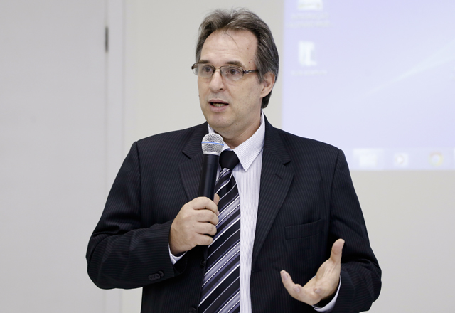 Kalenin Branco, do Competro/Fiesp: o resultado do Nagi-P&G é a inserção de uma mentalidade inovadora dentro das empresas. Foto: Tâmna Waqued/Fiesp Imagem relacionada a matéria - Id: 1553119861