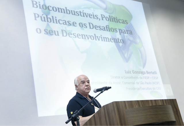 Bertelli sugere ampliar o foco da produção de energia para outras fontes que não o combustível fóssil. Foto: Tâmna Waqued/Fiesp Imagem relacionada a matéria - Id: 1556146102