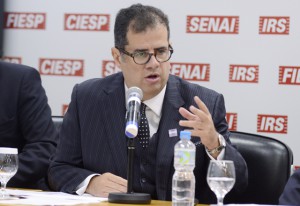 Marcelo José Lomba Valença, da Aidar SBZ Advogados: “O que o Banco Central está dizendo para os bancos é que eles têm superpoderes para rever, controlar e dar ‘pitaco’ nas posturas ambientais dos seus clientes.” Foto: Helcio Nagamine/Fiesp Imagem relacionada a matéria - Id: 1555959050