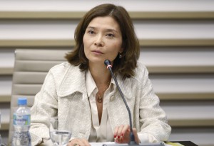 Adriana Matarazzo: “como fazer um produto bom com menos açúcar sendo que brasileiro adora açúcar?”. Foto: Tâmna Waqued/Fiesp Imagem relacionada a matéria - Id: 1553332746