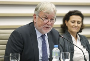 Embaixador Denis Pietton: “Brasil e França devem contribuir para a inovação do setor alimentar”. Foto: Tâmna Waqued/Fiesp Imagem relacionada a matéria - Id: 1547977727