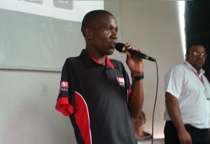 Ezequiel Marcelo da Costa, atleta do Sesi-SP, incentivou a todos com sua história de vida. Foto: Divulgação Imagem relacionada a matéria - Id: 1634602786