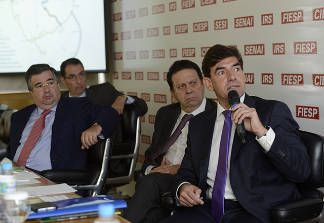Secretário estadual de Transportes e Logística, Duarte Nogueira, fala sobre a importância de se investir em diferentes modalidades de transporte. Foto: Helcio Nagamine/Fiesp Imagem relacionada a matéria - Id: 1550364516