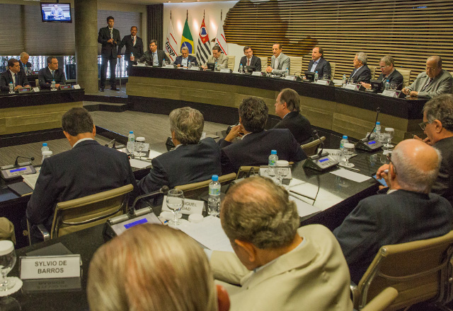 Reunião na Fiesp com presidente do BB Reunião na Fiesp entre empresários e o presidente do Banco do Brasil, Paulo Caffarelli. Foto: Everton Amaro/Fiesp