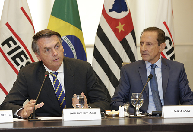 Otimismo foi a tnica da reunio de grandes empresrios com o presidente Jair Bolsonaro na Fiesp